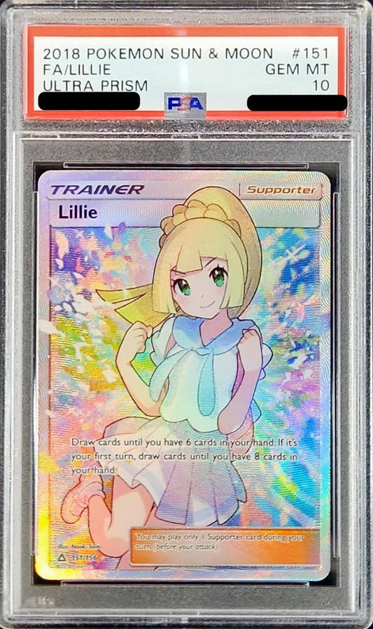〔PSA10鑑定済〕リーリエ(SR仕様/英語版)【-】{151/156}[PSA]