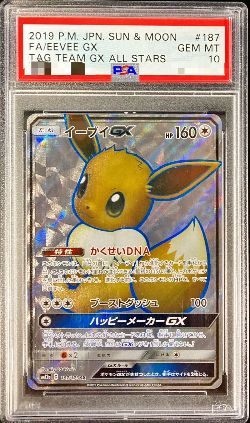 〔PSA10鑑定済〕イーブイGX【SR】{187/173}[PSA](Eevee)SR