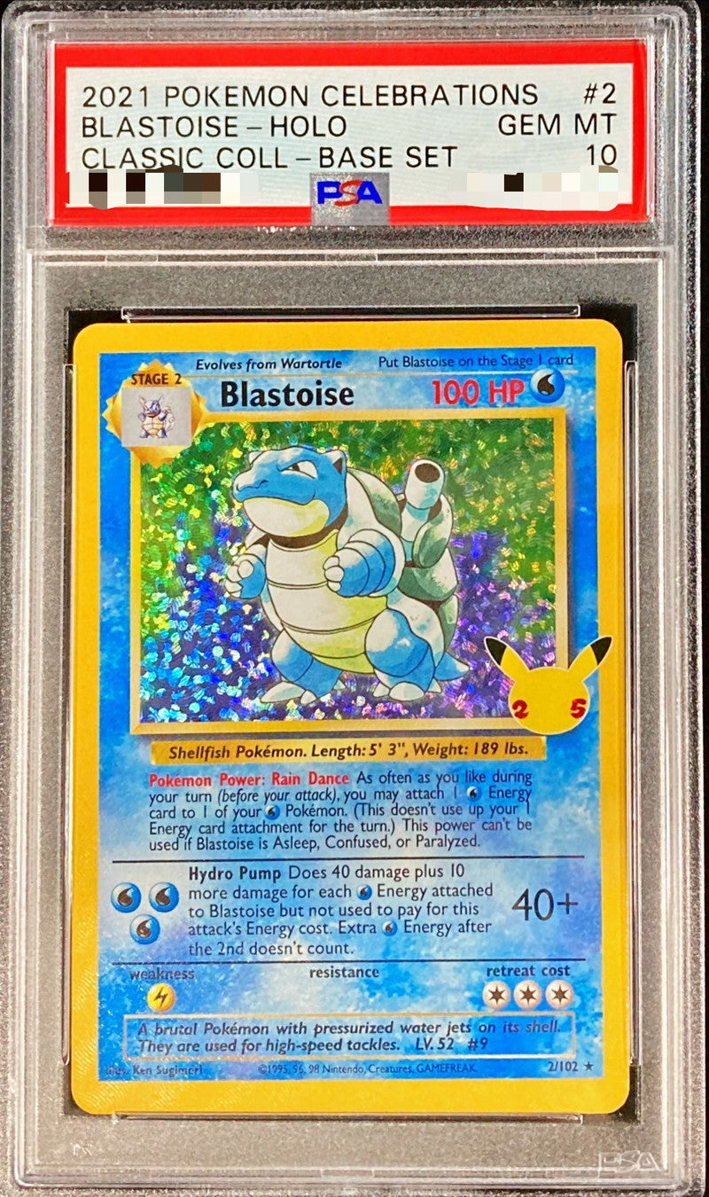 〔PSA10鑑定済〕カメックス(25th/英語版)【-】{2/102}[PSA](Blastoise)