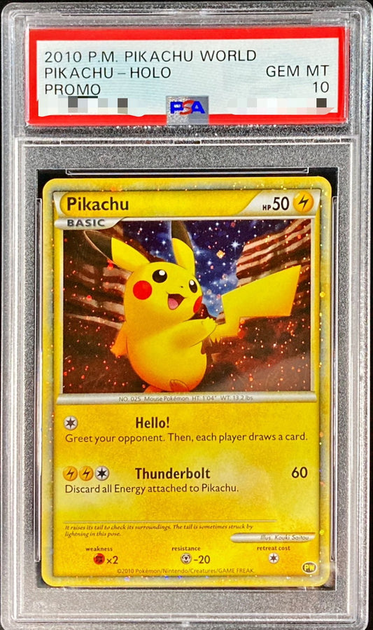 〔PSA10鑑定済〕ピカチュウ(ワールド/英語版)【-】{-}[PSA](Pikachu)
