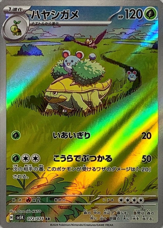 ハヤシガメ【AR】{072/071}[SV5K](Grotle)