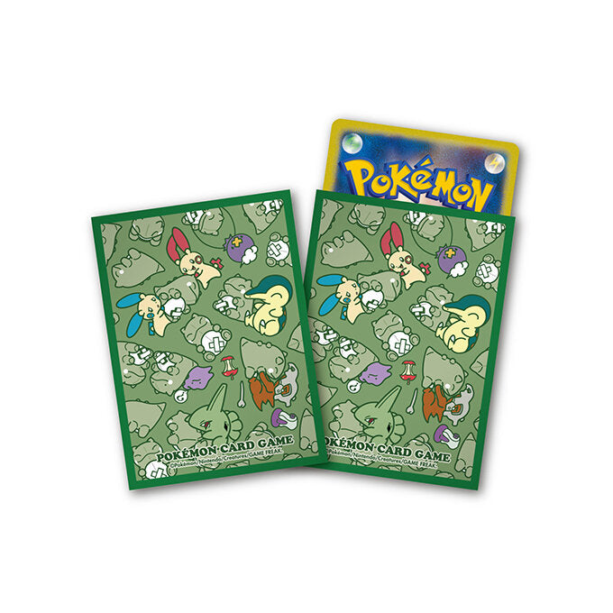 デッキシールド『緑枠/ポケパルレのみがわり』64枚入り【サプライ】{-}[supply]