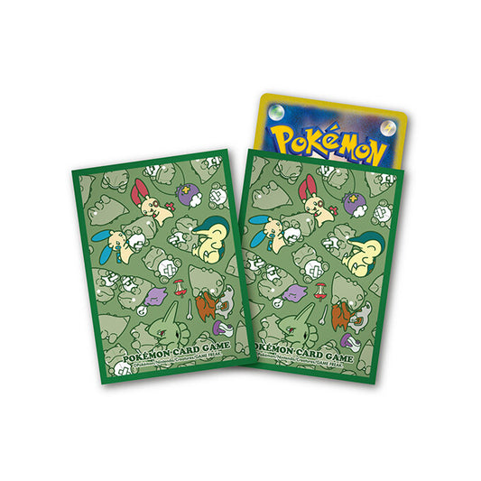 デッキシールド『緑枠/ポケパルレのみがわり』64枚入り【サプライ】{-}[supply]
