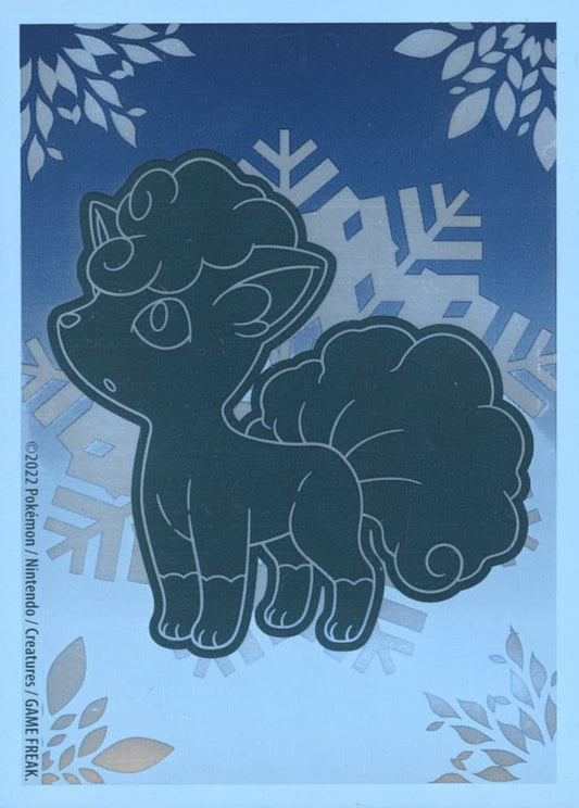 デッキシールド『海外/アローラロコン(雪の結晶背景)※』65枚入り【サプライ】{-}[supply]