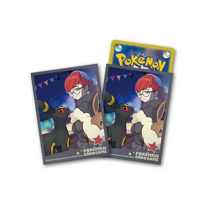デッキシールド『POKEMON TRAINERS ボタン＆ブラッキー』64枚入り【サプライ】{-}[supply]