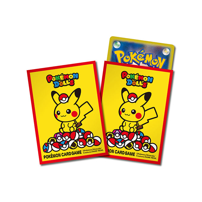 デッキシールド『赤枠/ポケモンドールズ』64枚入り【サプライ】{-}[supply]