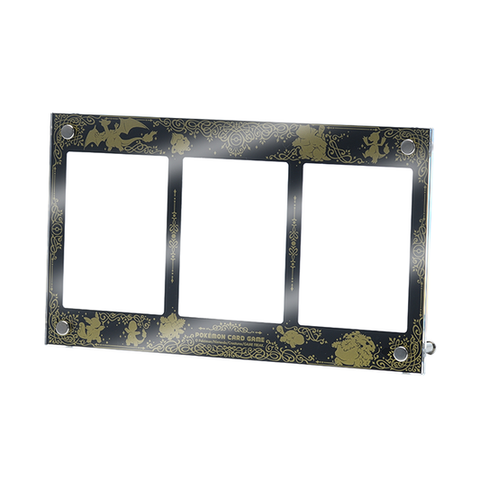 3連ディスプレイフレーム『進化の軌跡 フシギバナ・リザードン・カメックス』【サプライ】{-}[supply]