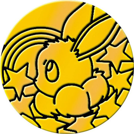 コイン『イーブイ(横向/金:ミラー)』【サプライ】{-}[supply]