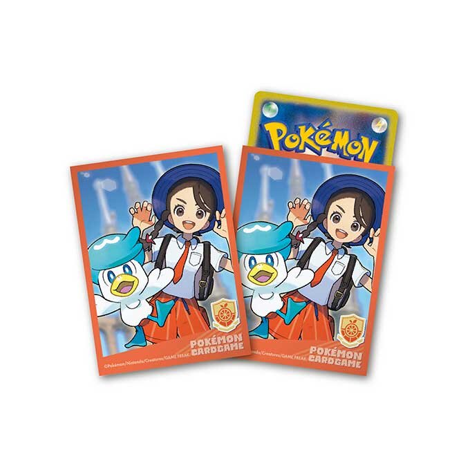 デッキシールド『POKEMON TRAINERS アオイ＆クワッス』64枚入り【サプライ】{-}[supply]