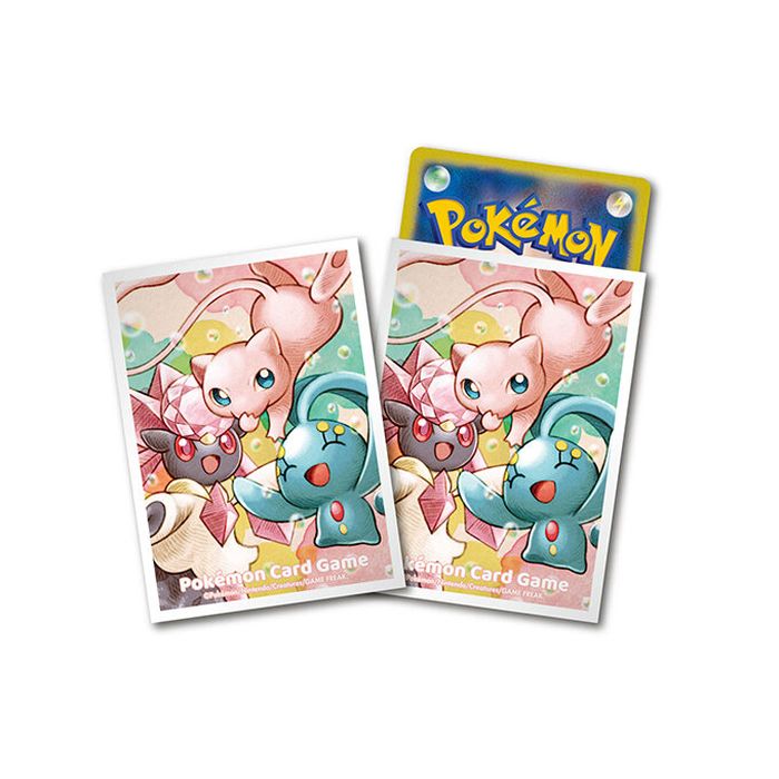 デッキシールド『ミュウ＆マナフィ＆ディアンシー』64枚入り【サプライ】{-}[supply]