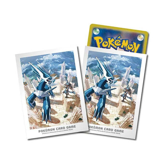 デッキシールド『シンオウの冒険 ディアルガ＆ルカリオ』64枚入り【サプライ】{-}[supply]